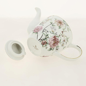 Сервиз чайный 13 предметов (чашка 250мл-6шт/блюдце-6шт/чайник 1,25л) BALSFORD Эмма фарфор 000000000001200559