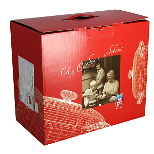 Кастрюля 5,3л Фрукты металлическая крышка 2413 000000000001140023