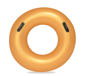 Круг для плавания 91см BESTWAY Золото с ручками 000000000001184197