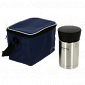 Набор Сумка-термос THERMOcafe 6 Can Cooler+Термос из нерж. со складной ложкой THERMOcafe DFJ500 Food Jar 0,5л+ПОДАРОК Аккумулятор t⁰ Ice Mat 579164