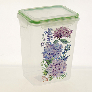 Контейнер для холодильника и СВЧ с декором 1,4л SUPER LOCK 4311239 000000000001184575