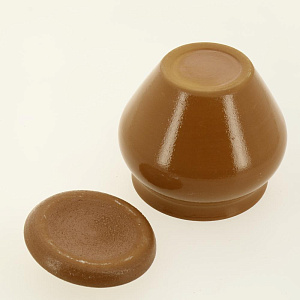 Набор горшков для приготовления 3шт 500мл с ухватом керамика 000000000001207301