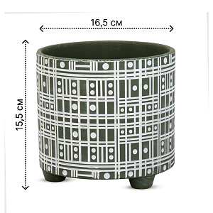 Кашпо 16,5х15,5см 2л Этно I керамика 000000000001225890