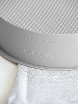 Форма для выпечки 25см DE'NASTIA серый силикон 000000000001220163