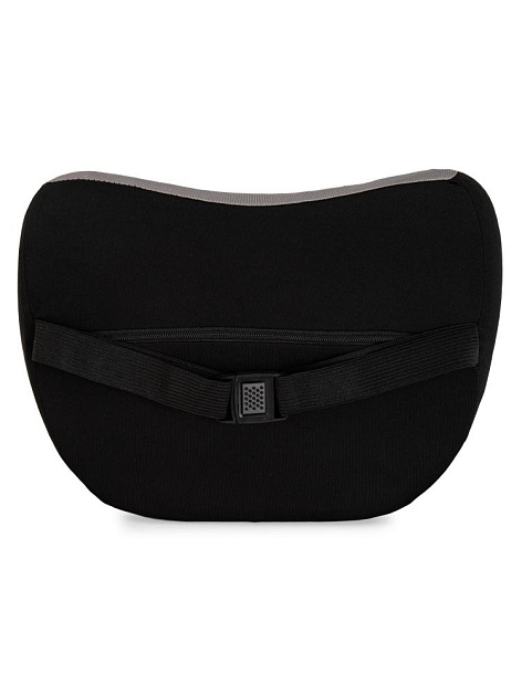 Подушка 16х19см для шеи с эффектом памяти серая полиэстер 000000000001228539