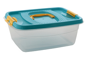 Контейнер 10л ИНТЕРМ голубой полипропилен Ф0123 000000000001204531