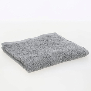 Полотенце махровое 50х90см АЛТЫН АСЫР гладкокрашеное без бордюра плотность400гр/м2 серое хлопок 000000000001210011