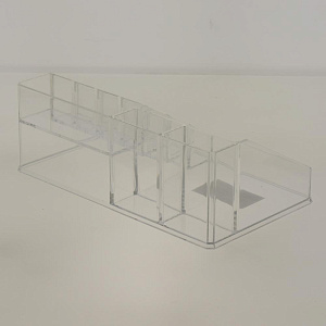 Органайзер д/хранения косметики LILLY белый, пластикSWP-0940WH 000000000001192311