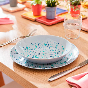 VENIZIA GRANIT Тарелка десертная 19см LUMINARC опал P6504 000000000001204789