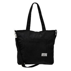 Сумка женская 34x34х7см графит вельвет/полиэстер 000000000001221756