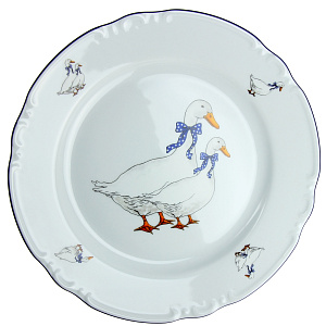 Тарелка Констанция Гуси Люкс Хауз, 24 см 000000000001005952