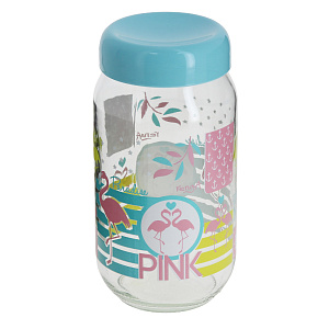 Банка для хранения Фламинго, 1л 000000000001173670