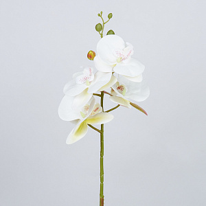 Цветок искусственный 70см ветка Орхидея пластик 000000000001209148