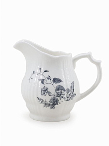 Молочник 250мл DE'NASTIA Флер Гранит белый фарфор 000000000001229632