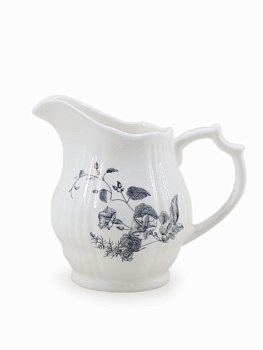 Молочник 250мл DE'NASTIA Флер Гранит белый фарфор 000000000001229632