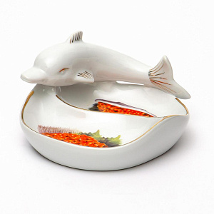 Икорница 15,5х15,5х8см GUTERWAHL Party Time Красная икра фарфор 000000000001197794