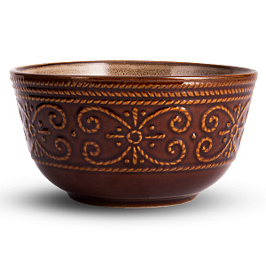 Салатник 15см Chocolate глазурованная керамика 000000000001217550