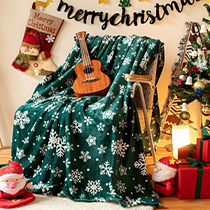 Плед 150х200см Снежинки полиэстер 000000000001220193