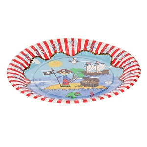 Набор одноразовых тарелок Пиратский Остров Pap Star, 23 см, 10 шт. 000000000001142467