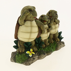 Декоративная фигура 20,5x8,8x16,5см ФЕНИКС-ПРЕЗЕНТ Черепашки полирезина 000000000001186511