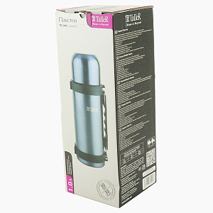 Термос 1л TALLER Пакстон синий нержавеющая сталь 000000000001160146