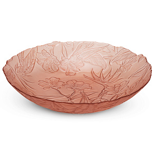 Блюдо сервировочное 30см GLASSCOM Rose стекло 000000000001219162