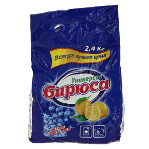 Стиральный порошок 2,4кг НЗБХ Бирюса Универсал 000000000001167826