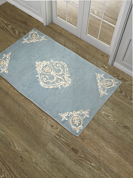 Ковр 60х100 100%хл гол аплик кружевоТурц 000000000001187184