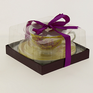 Чайная пара (чашка 200мл) BALSFORD Палитра Шиповник сан фарфор 000000000001183423