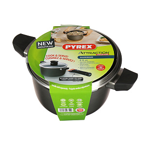 Кастрюля с крышкой Attraction In Pyrex, 18 см 000000000001142267