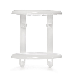 Полка угловая 2-х секционная пластик 4310300 000000000001022452