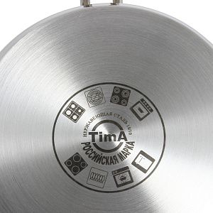 Молоковарка 2л TIMA с крышкой нержавеющая сталь Молоковарка 2л TIMA с крышкой нержавеющая сталь 000000000001067626