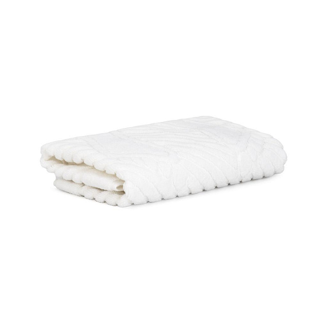 Полотенце-коврик для ног 50х70см LUCKY Отель белый хлопок 100% 000000000001223269