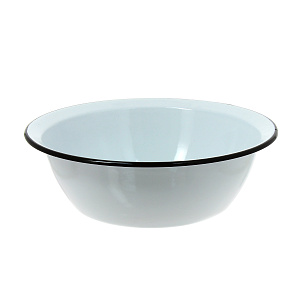 Миска 3,5л СТАЛЬ-ЭМАЛЬ без деколи эмалированная 000000000001022608