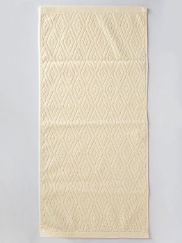 Полотенце махровое 30х60см СОФТИ Ромб молочный хлопок 100% 000000000001214681