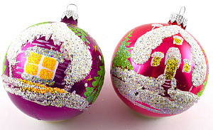 Шар 4,5 Зимовье стекло NP-1722 000000000001041302