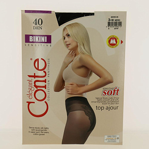 CONTE КОЛГ ЖЕН 40ДЕН BIKINI р3 NERO 000000000001156796