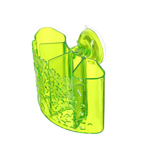 Подставка для умывальных принадлежностей на присоске Мультидом, пластик 000000000001126915