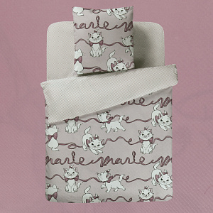 Комплект постельного белья 1,5сп Павлинка Кошка Мари с 1 нав 70х70см бязь 125гр/м2 100% хлопок 000000000001203578