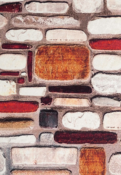 Коврик универсальный 50x80см LUCKY КУБИКИ2 коричневый/бежевый полиэстер 000000000001215847