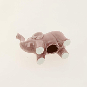 Фигура декоративная "Слон" розовый 6х3х6,5см R011158 000000000001200313