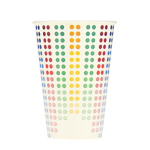Набор одноразовых стаканов Цветные Точки Pap Star, 200мл, 10 шт. 000000000001142451