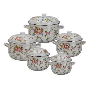 Кастрюля 18см-2,5л Розы эмаль 000000000001223937