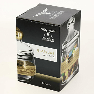 Банка CESNI 420мл Ампир с узором цвет Рубин Гусь-Хрустальный ERV79-554/S 000000000001200635