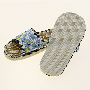 Обувь дом.ж(тапочки)LUCKY принт цветы пэ 000000000001182633