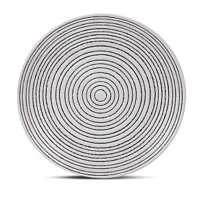 Набор столовой посуды 18 предметов Pixel (обеденная 27,5см-6шт/десертная 21,5см-6шт/салатник 15,5см-6шт) керамика 000000000001217964