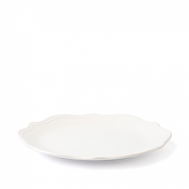 Тарелка обеденная 26см DE'NASTIA Romeo кремовый матовый керамика 000000000001216770