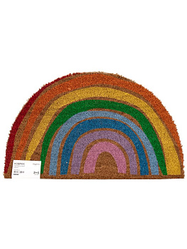 Коврик придверный 45х75см FORA Радуга графит кокос 000000000001227665