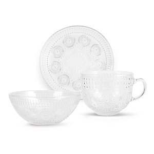 Набор посуды 6 предметов GARBO GLASS (17,7см-2шт/13,5см-2шт/460мл-2шт) стекло 000000000001219086