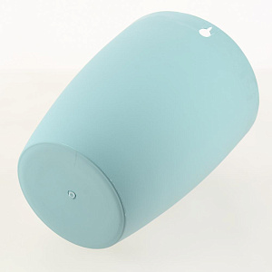 Урна с крышкой PALM бирюзовый пластик PRIMANOVA M-E21-01-02 000000000001201698